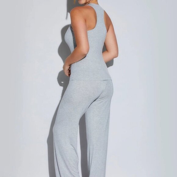 New Cosabella Talco Curvy Racerback Heather Grey Camisole/Pant Pajama Set NWT - Picture 3 of 8